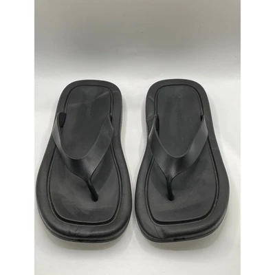 Sandalias chanclas JEFFREY CAMPBELL para mujer negras con plataforma Darcie talla 8 Foto 1 de 4