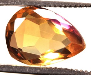 10.95 Cts. Natural Bi-Color Bolivia Ametrine Pear Shape Certified Gemstone