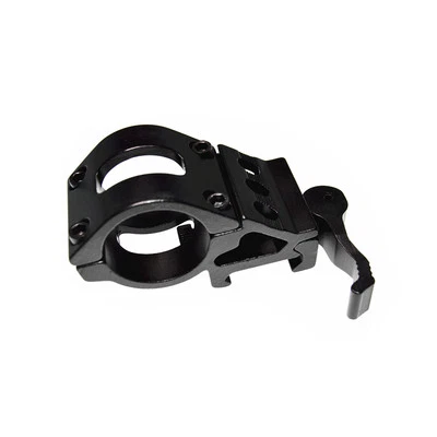 Quick Detach 25mm 1" Ring Tactical Scope Flashlight Mounts w/ 20mm Rail Base - Image 1 of 4