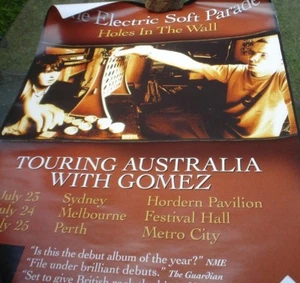 1 X S/H MUSIC POSTER TOURING AUSTRALIA WITH GOMEZ HOLES IN THE WALL - Picture 1 of 1