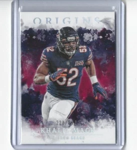 Panini Origins Khalil Mack 2020 plateado paralelo SP 220/299 - Imagen 1 de 1