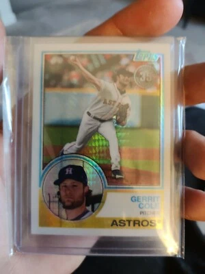 2018 Topps '83 Topps Silver Pack Mojo Refractor #113 Gerrit Cole - Image 1 of 2