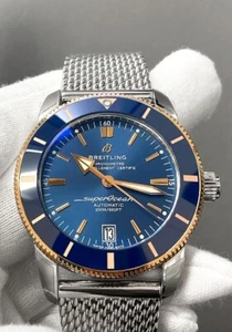 BREITLING Superocean Heritage B20 Auto 42MM Blue Dial Men's Watch UB2010161C1A1 - Picture 1 of 5