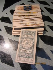 WILLS '' BOROUGH ARMS [ SCROLL BACKS] 1903'' FULL SET OF 50 CARDS [sl]