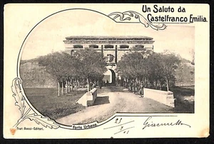 ad0457 - CARTOLINA  D'EPOCA - Modena Provincia - Castelfranco Emilia  1901 - Picture 1 of 1