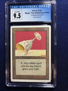 MTG Unlimited Ivory Cup CGC 9.5 GEM MINT (Blue Label 10) 1993 - Picture 1 of 2