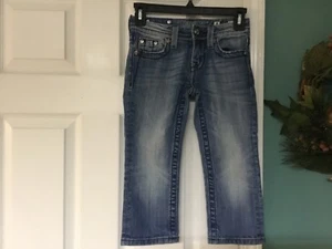GIRLS MISS ME Jeans JK5336P CAPRI Pants Size Girls 8 (CON5) - Picture 1 of 5