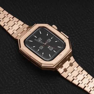 46mm Pasek ze stali nierdzewnej Etui Cover do Apple Watch Series 10 Band - Zdjęcie 1 z 23