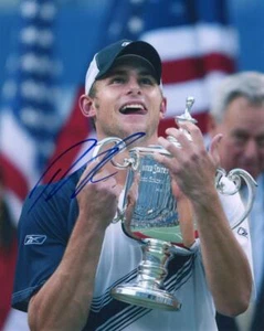 Andy Roddick Signed Autograph 8x10 Photo - 2003 US Open Tennis Champion - Picture 1 of 2