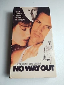 No Way Out (VHS 1987) Kevin Costner Rare First Print VINTAGE Video Vtg Orion  - Picture 1 of 7