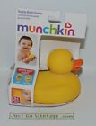 Munchkin Safety Bath Ducky White Hot Water Alert Yellow Rubber Duck 0+ M NEW NIP