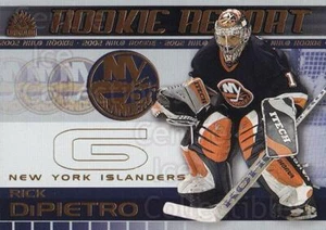 2001-02 Pacific Adrenaline Rookie Report #11 Rick DiPietro - Picture 1 of 1