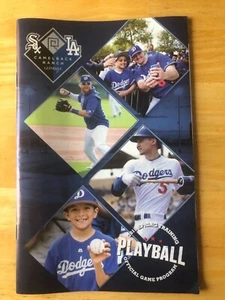 2019 Dodgers/White Sox Playball Spring Training Official Game Program, LOOK - Picture 1 of 2