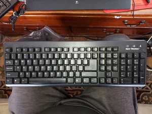 KEY TRONIC MODEL-K7000 SLIMLINE KEYBOARD, BLACK, USB. - Picture 1 of 4