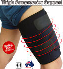 Thigh Support Compression Sleeve Brace Hamstring Wrap Groin Quad Leg Run Walk