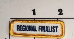 Regional Finalist Patch 2" Embroidered Sew On Vintage Uniform Upcycle - Picture 1 of 1