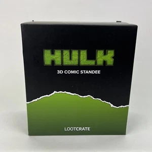 Marvel Incredible HULK 3D Comic Standee Loot Crate Avengers NIB - Picture 1 of 7
