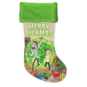 Kurt Adler Rick and Morty Satin Stocking Multi Color - Picture 1 of 1