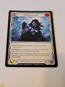 Chilling icevein (Blue) Tales of Aria 1st Edition Fab Tcg NM - Picture 1 of 2