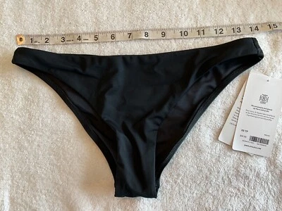 Athleta NWT XS 0 2 Black Clean Low Rise Small Seat Bottom Cheeky Bikini 405784  - Image 1 of 4