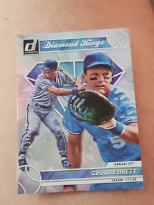 2023 Donruss Baseball Diamond Kings Base Career Stat Line #5 George Brett /317