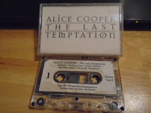 RARE PROMO Alice Cooper CASSETTE TAPE Last Temptation RAINBOW Dream Theater 1994 - Picture 1 of 2