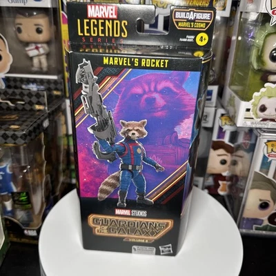 Figura Mapache Cohete Guardianes de la Galaxia Volumen 3 Marvel Legends Foto 1 de 4