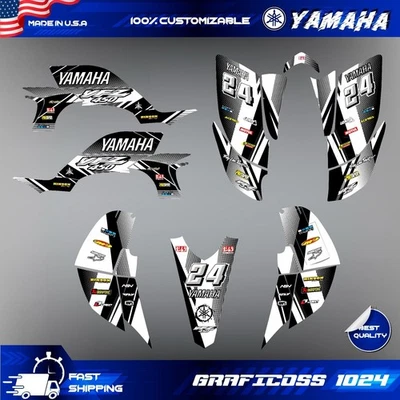 Yamaha YFZ 450 Gráficos 2003 2004 2005 2006 2007 2008 Pegatinas Calcomanías Kit Foto 1 de 4