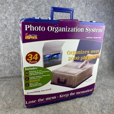 Cropper Hopper 2000 Photo Organization System Storage Case Handles Scrapbooking - Image 1 of 4
