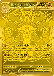 Pokemon Mega Entwicklung Mega Lucario ex MHR 188/132 Near Mint deutsch - Picture 1 of 1