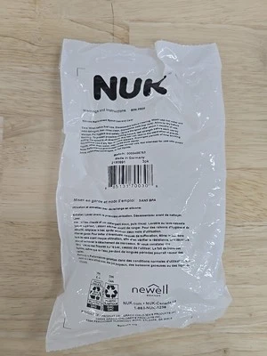 NUK Replacement Silicone Spout for NUK Active and Learner Cups Clear Pack of 3 - Image 1 of 3