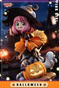 Statua Anime WAKUWAKU Anya Halloween Edizione Limitata da Collezione Nuova In Magazzino - Foto 1 di 9
