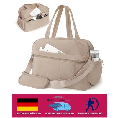 Stylische Gym Bag mit PVC-Nassfachtasche –  für Fitness und Urlaub - Bild 1 von 2