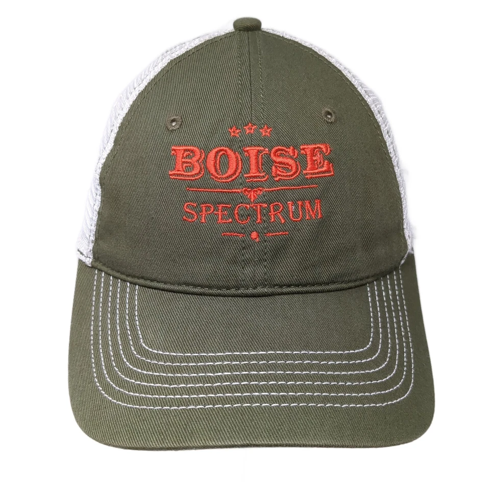 Chapéu caminhoneiro Boise Spectrum Strapback verde tamanho único colorblock district - Imagem 1 de 4