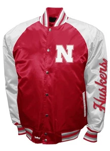 Nebraska Cornhuskers Franchise Club Game Satin Full-Snap Jacket - Picture 1 of 3