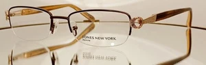 Originale JONES NEW YORK J136 Eyeglasses BROWN New Metal 48-17-135 Petite - Picture 1 of 13