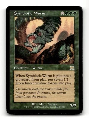 Symbiotic Wurm Onslaught #289 Magic the Gathering - Image 1 of 2