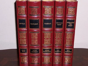Easton Press DIE EROBERER 5 Bände Alexander Great Caesar Attila Khan Napoleon - Bild 1 von 2