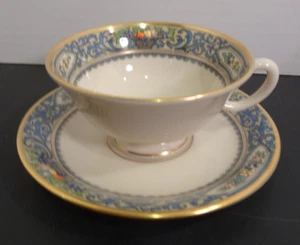 Lenox Autumn Footed Cup & Saucer set - Picture 1 of 8