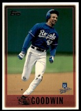 1997 Topps Baseball Card Tom Goodwin ete Kansas City Royals #122