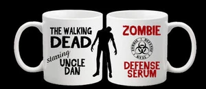 Personalised Walking Dead Dad Brother Son Uncle Sister Zombie Teacher Mug Gift - Picture 1 of 4