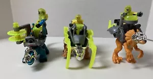 Imaginext Dino Riders Fisher-Price Raptor, Dimetrodon, Ankylosaurier + Zubehör - Bild 1 von 19