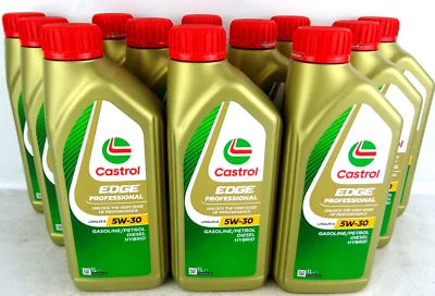 Castrol 5W30 Edge Professional Longlife 3 5W-30 ÖL VW 50400 50700 12x 1Liter NEU
