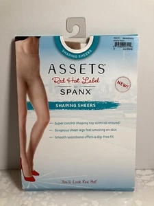 SPANX Red Hot Label Super Control Shaping Sheers Pantyhose Size 3C Barest Bare - Picture 1 of 2