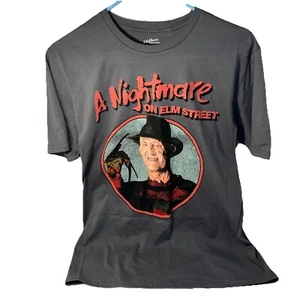 Camicia A Nightmare On Elm Street Freddy Krueger unisex M grigia horror usata - Foto 1 di 5