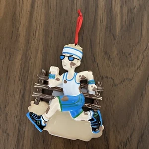Polar X Man Runner Christmas 2020 Personalize it! Resin Ornament  - Picture 1 of 4