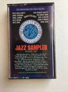 Columbia Jazz Masterpieces 1987 Jazz Sampler V2 Audio Cassette Tape - Foto 1 di 4