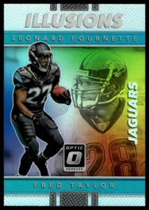 2017 Donruss Optic #16 Fred Taylor / Leonard Fournette Illusions - Picture 1 of 2