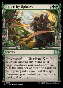 MTG UNDERCITY UPHEAVAL 75 FOIL EXC SCONVOLGIMENTO DELLA CITTÀ SEPOLTA MAT X EN - Picture 1 of 1