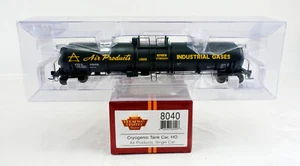 BROADWAY LIMITED HO SCALE 8040 AIR PRODUCTS CRYOGENIC TANK CAR #80053 - Picture 1 of 10